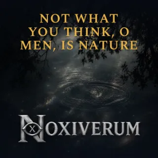 Cover of the single "Not what you think, O men, is Nature"